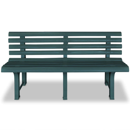 Zahradní Lavice 145,5 Cm Plastová Zelená
