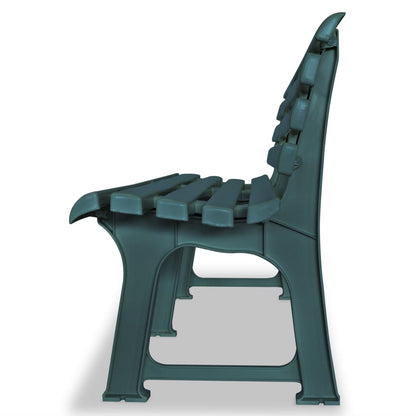 Zahradní Lavice 145,5 Cm Plastová Zelená