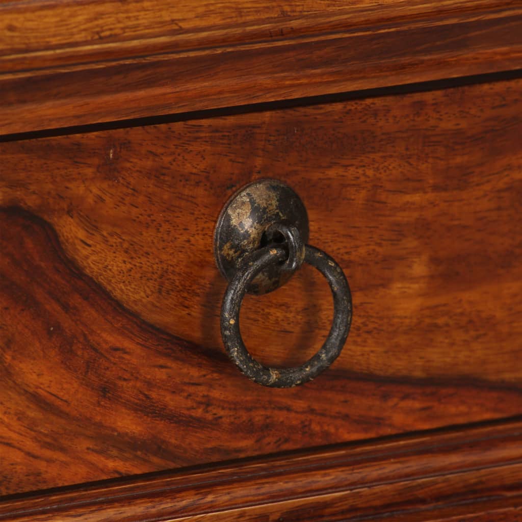 Psací Stůl Z Masivního Sheeshamového Dřeva,