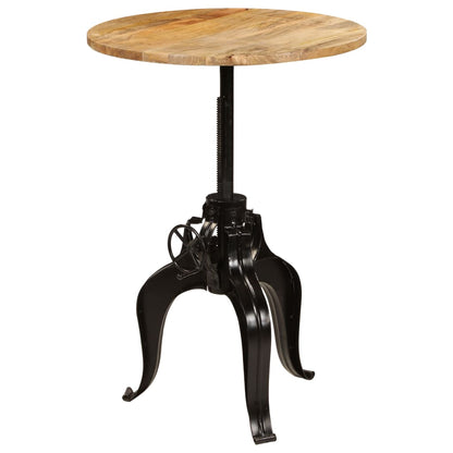 Barový Stůl Z Masivního Mangovníkového Dřeva 75 X (76–110) Cm