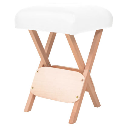 Skládací Masážní Stolička 12 Cm Silný Sedák 2 Podhlavníky