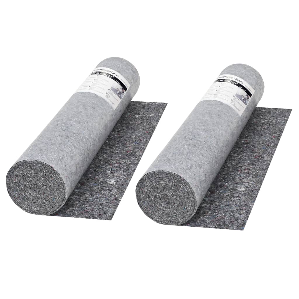 Protiskluzové Folie, Malířský Fleece 2Ks 50 M 280 G/M², Šedá