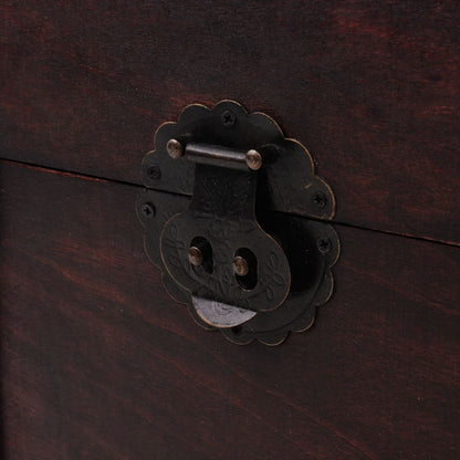 Vintage Truhla Dřevěná 66 X 38 X 40 Cm