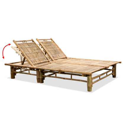 Lehátko Pro 2 Osoby Bambus