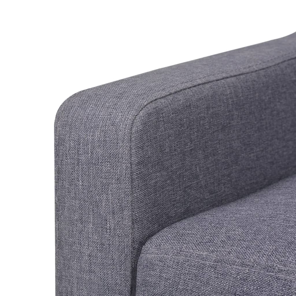 Křeslo Šedé Textil