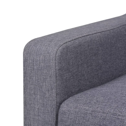 Křeslo Šedé Textil