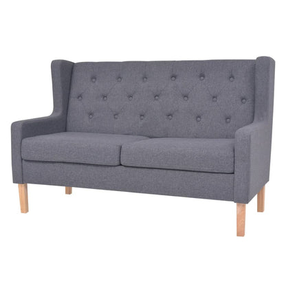 Sedací Souprava 3 Kusy Textil Šedá