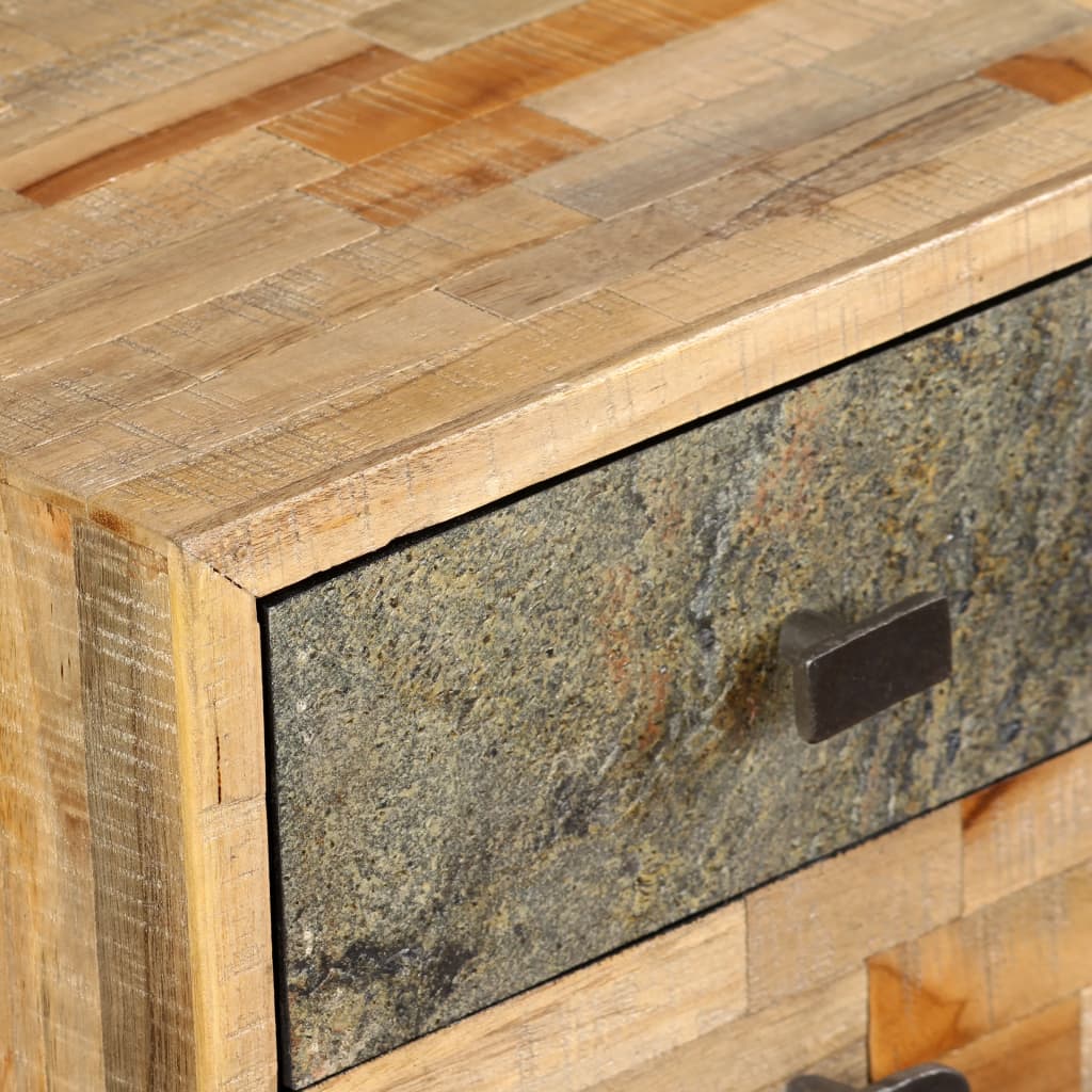 Psací Stůl Masivní Recyklovaný Teak 110 X 50 X 76 Cm