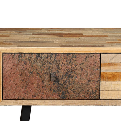 Konzolový Stolek, Masivní Recyklovaný Teak 120X30X76 Cm