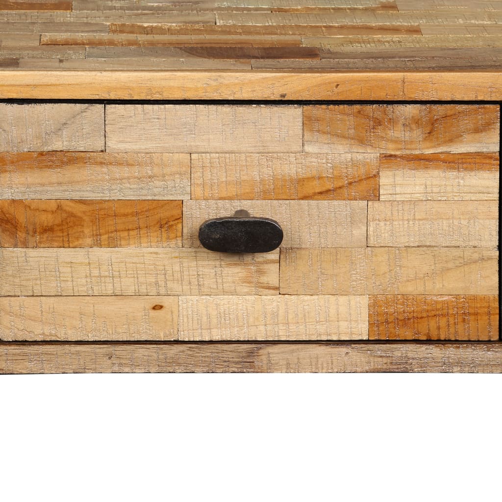 Konzolový Stolek, Masivní Recyklovaný Teak 120X30X76 Cm