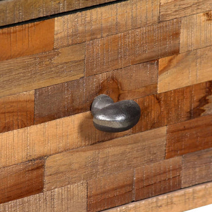 Boční Skříňka S 6 Zásuvkami Recyklovaný Teak 70 X 30 X 76 Cm