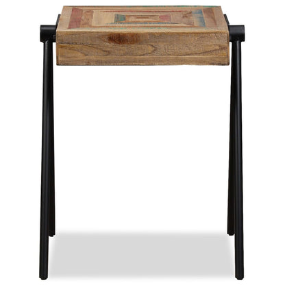 Odkládací Stolek Masivní Recyklovaný Teak