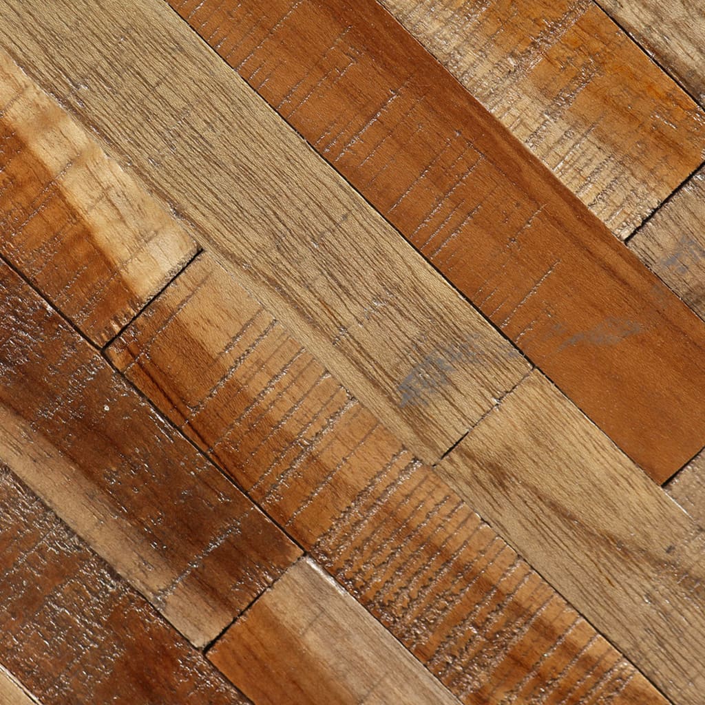 Kulatý Odkládací Stolek Z Masivního Recyklovaného Teaku