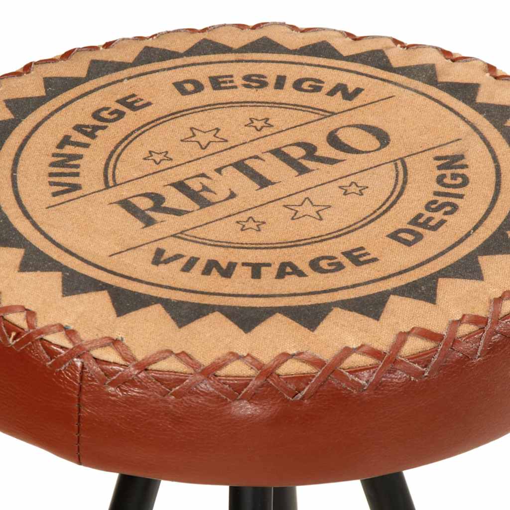 Barové Stoličky 4 Ks Pravá Kůže