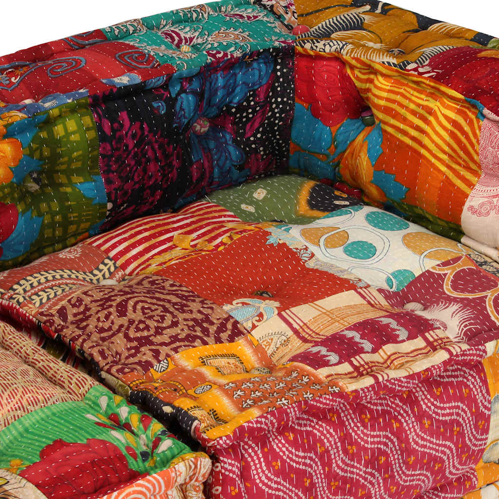 2Místný Modulární Pouf Textil