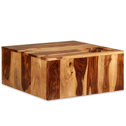Konferenční Stolek Z Masivního Sheeshamu 70 X 70 X 30 Cm