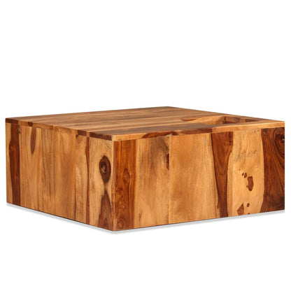 Konferenční Stolek Z Masivního Sheeshamu 70 X 70 X 30 Cm