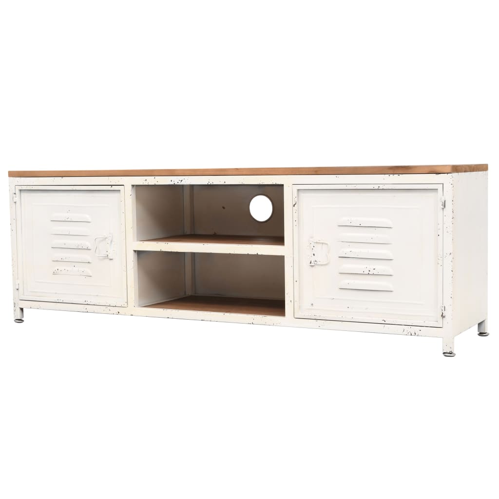 Tv Stolek 120 X 30 X 40 Cm Bílý