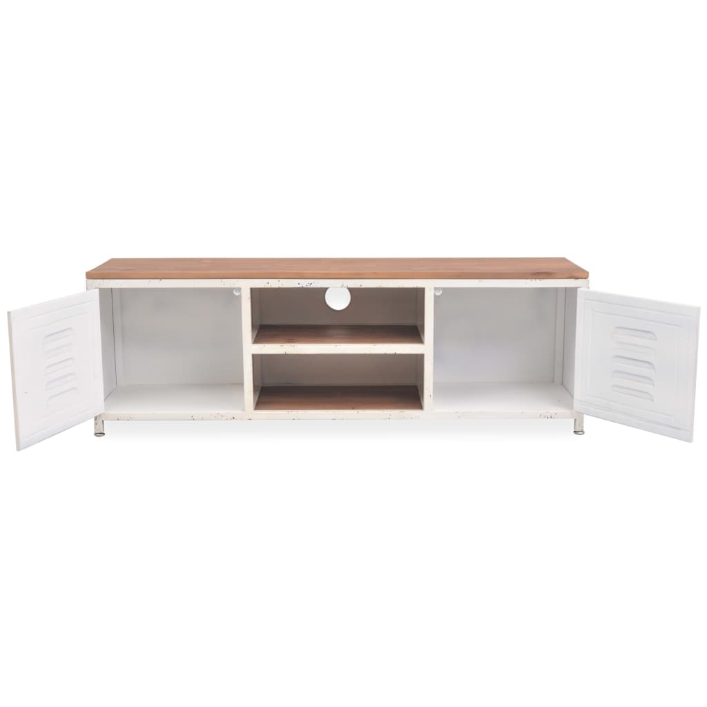 Tv Stolek 120 X 30 X 40 Cm Bílý