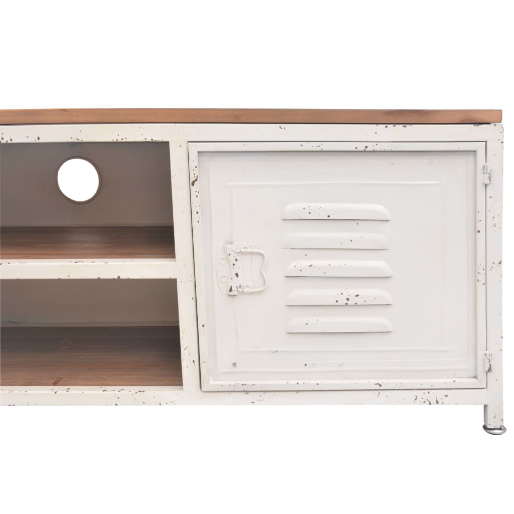 Tv Stolek 120 X 30 X 40 Cm Bílý