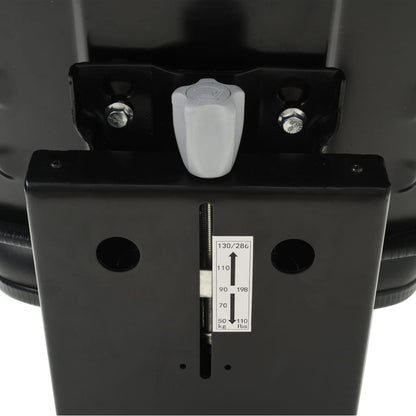 Traktorová Sedačka S Odpružením, Černá