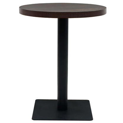 Bistro Stůl Mdf A Ocel Kulatý 60 X 75 Cm