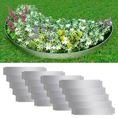 Sada 5 Ks Ohebných Travních Lemů Pozinkovaná Ocel