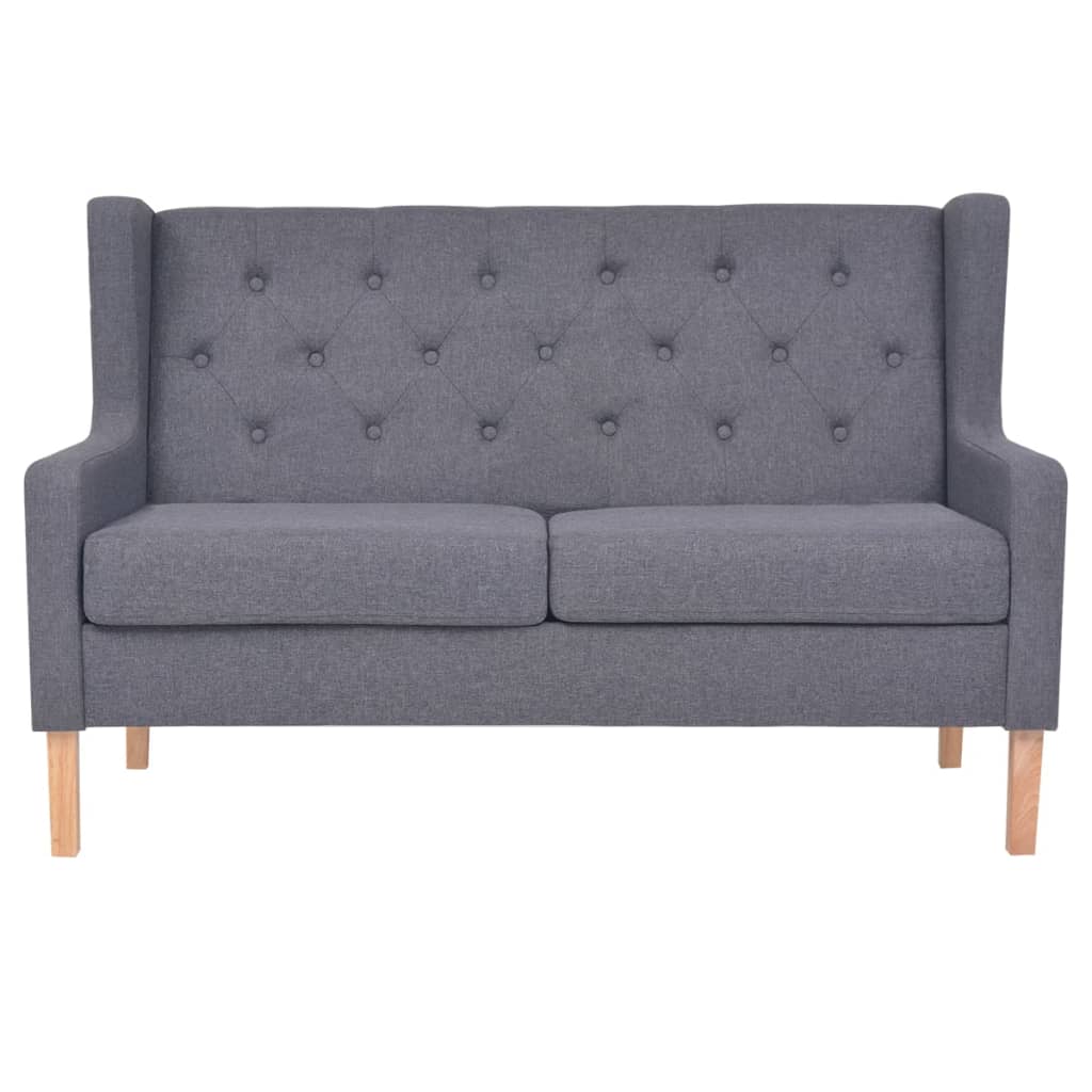 Sedací Souprava 3 Kusy Textil Šedá