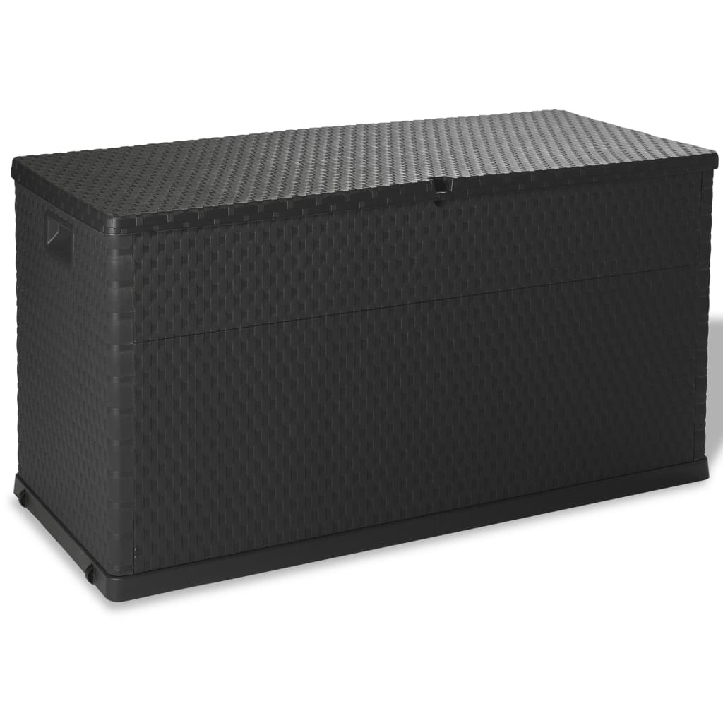 Zahradní Úložný Box Hnědý 120 X 56 X 63 Cm Pp Ratan
