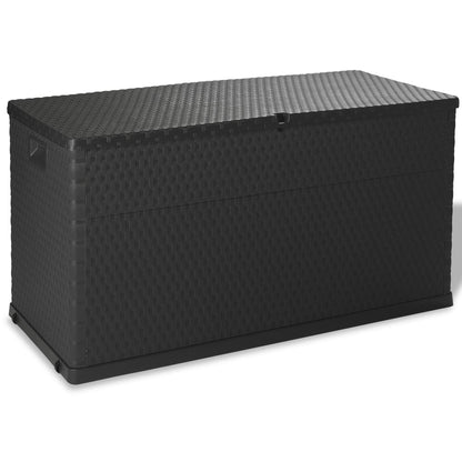 Zahradní Úložný Box Hnědý 120 X 56 X 63 Cm Pp Ratan
