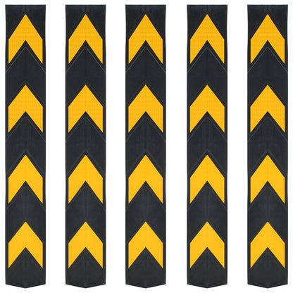 Reflexní Ochranné Profily Na Rohy 5 Ks Gumové 80 Cm