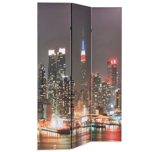 Skládací Paraván 120 X 170 Cm New York By Night