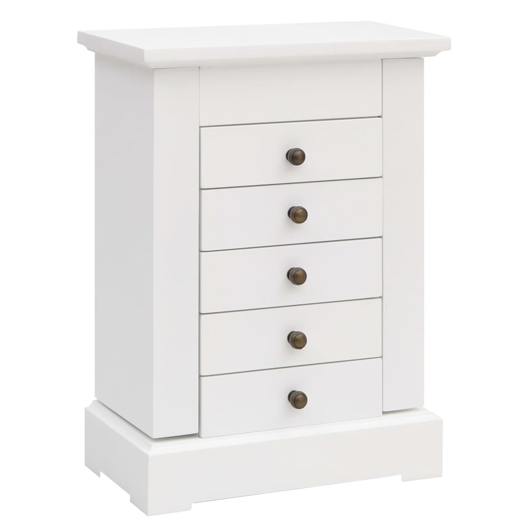 Šperkovnice Se Zrcátkem Mdf 25 X 13,5 X 34 Cm