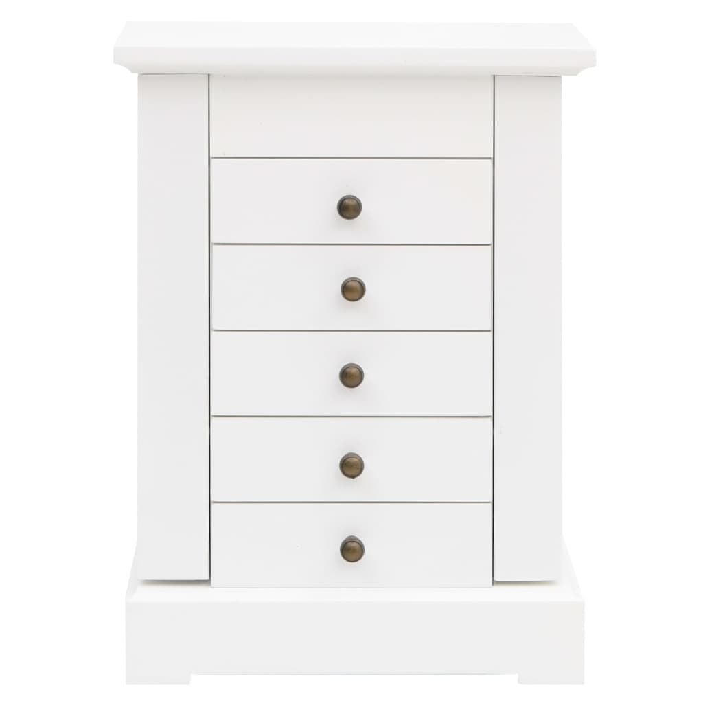 Šperkovnice Se Zrcátkem Mdf 25 X 13,5 X 34 Cm