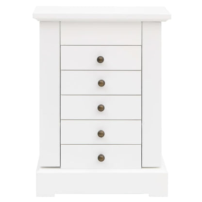 Šperkovnice Se Zrcátkem Mdf 25 X 13,5 X 34 Cm