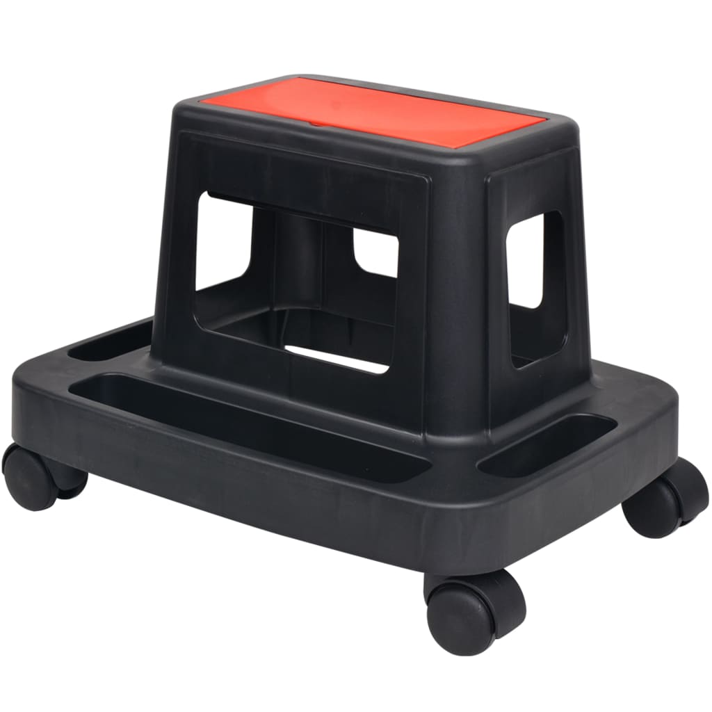 Pojízdná Dílenská Stolička S Úložným Prostorem 150 Kg
