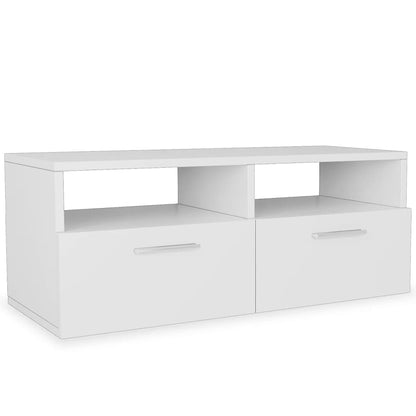 Tv Skříňky 2 Ks Kompozitní Dřevo 95 X 35 X 36 Cm Bílé