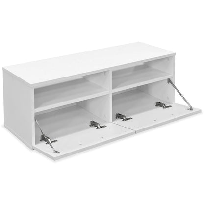 Tv Skříňky 2 Ks Kompozitní Dřevo 95 X 35 X 36 Cm Bílé