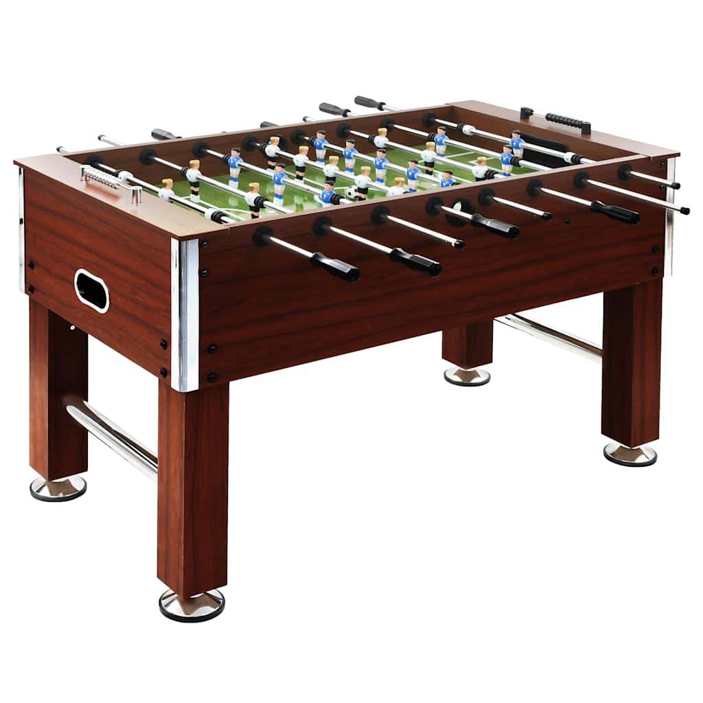 Stolní Fotbal Ocel 60 Kg 140X74,5X87,5 Cm Hnědý