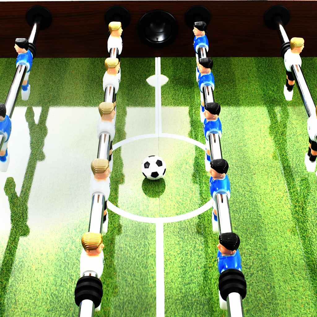 Stolní Fotbal Ocel 60 Kg 140X74,5X87,5 Cm Hnědý