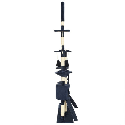 Škrabadlo Pro Kočky Se Sisalovými Sloupky 230-250 Cm Modré