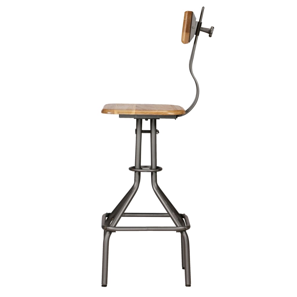 Barové Jídelní Židle 2 Ks Masivní Recyklovaný Teak