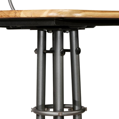 Barové Jídelní Židle 2 Ks Masivní Recyklovaný Teak