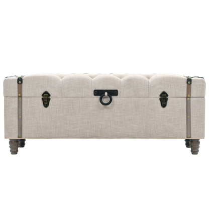 Sada Úložných Lavic 3 Kusy Masivní Dřevo A Ocel 112X37X45 Cm