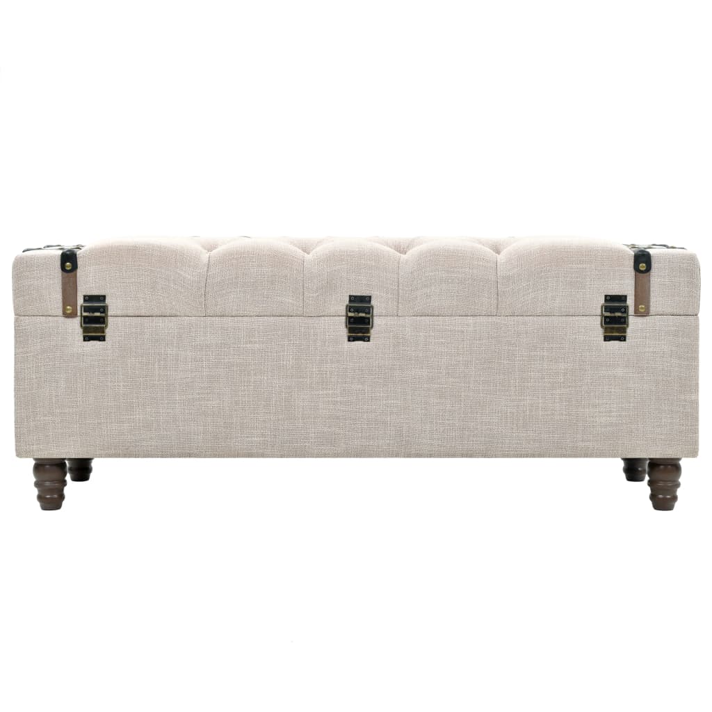 Sada Úložných Lavic 3 Kusy Masivní Dřevo A Ocel 112X37X45 Cm