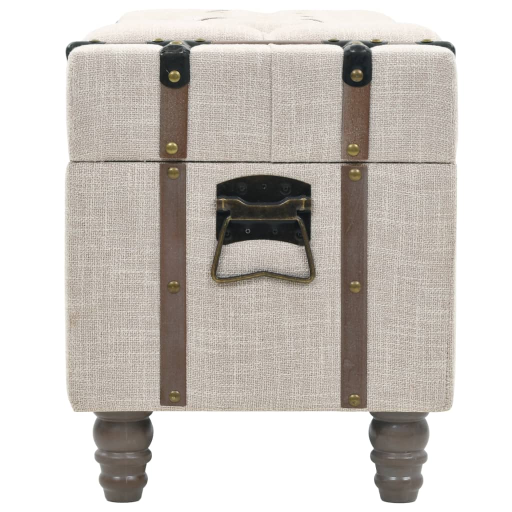 Sada Úložných Lavic 3 Kusy Masivní Dřevo A Ocel 112X37X45 Cm