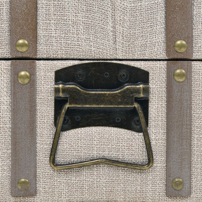 Úložná Lavice Masivní Dřevo A Ocel 111 X 34 X 37 Cm