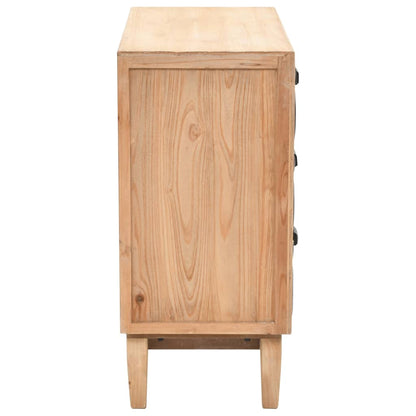 Komoda Se Zásuvkami Masivní Jedlové Dřevo 80 X 36 X 75 Cm