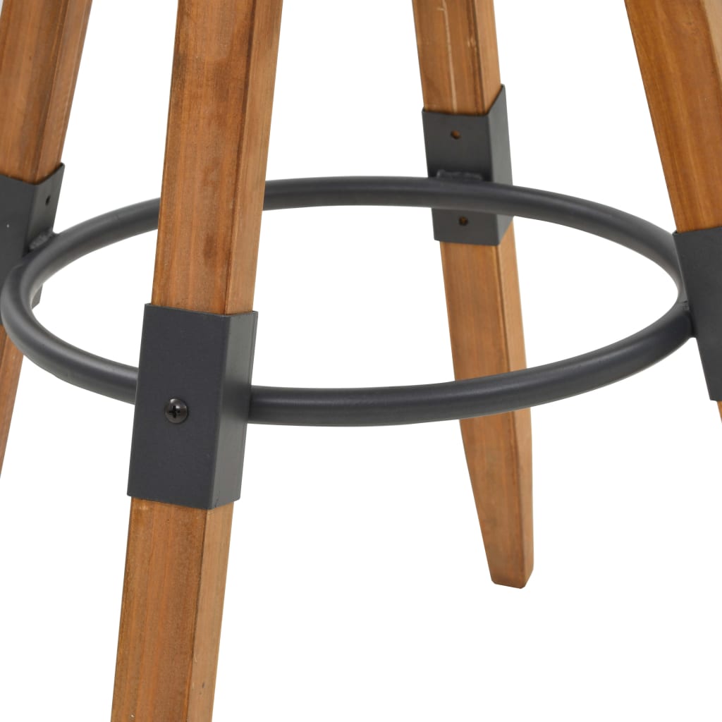 Barové Stoličky 2 Ks Masivní Jedlové Dřevo