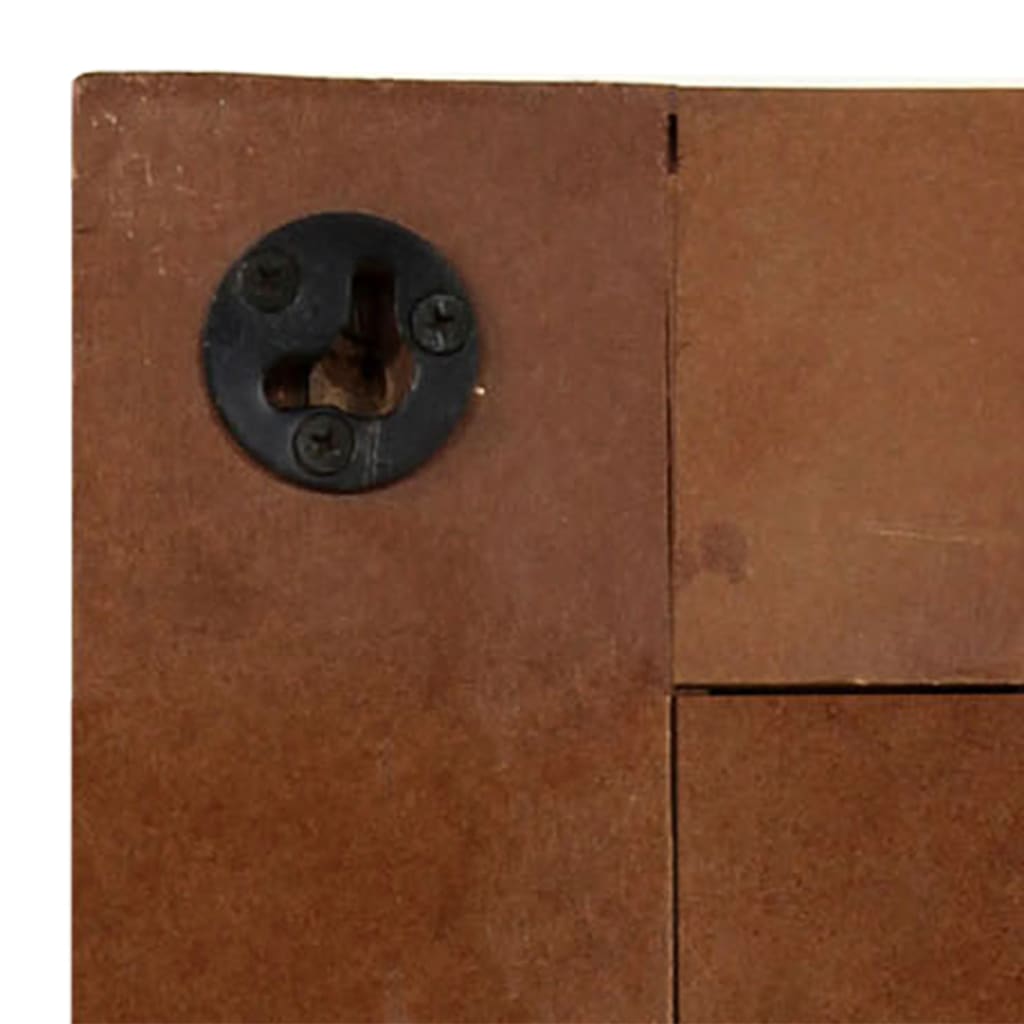 Zrcadlo Masivní Recyklované Dřevo